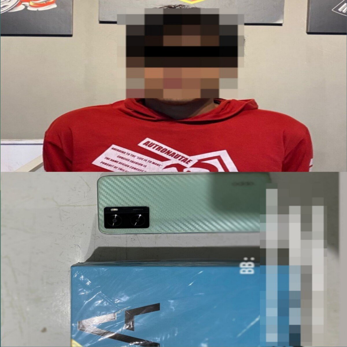 Satreskrim Polres Way Kanan Ringkus Pencurian HP Oppo di Kantin