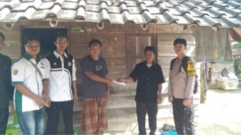 Pemerintah Kampung Rantau Temiang Salurkan BLT Dana Desa kepada 22 KPM Secara Door to Door