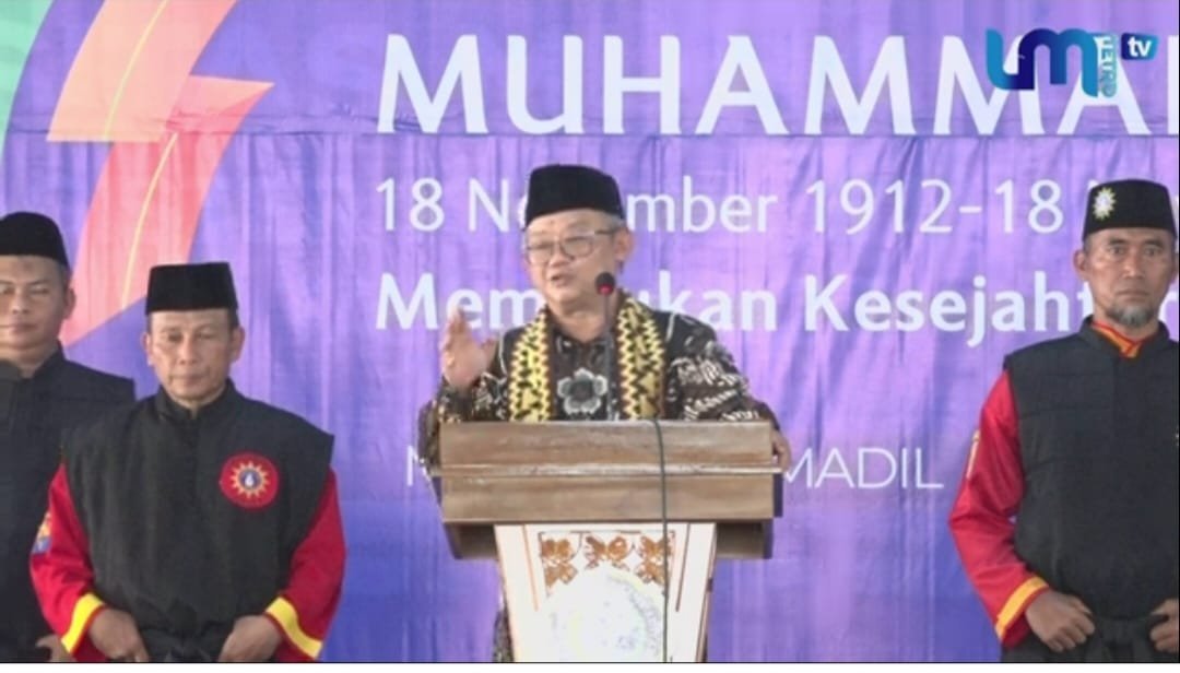 Ketua IWO Lampung Edi Arsadad Beri Dukungan Media di Milad Muhammadiyah ke 113