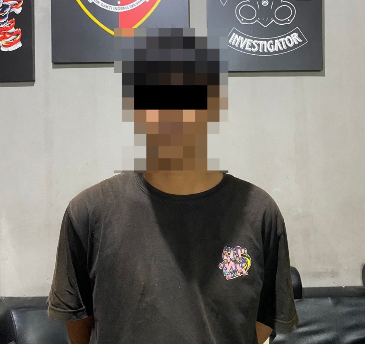 Satreskrim Polres Way Kanan Amankan Pelaku Curi Handphone di Gardu Setia Negara